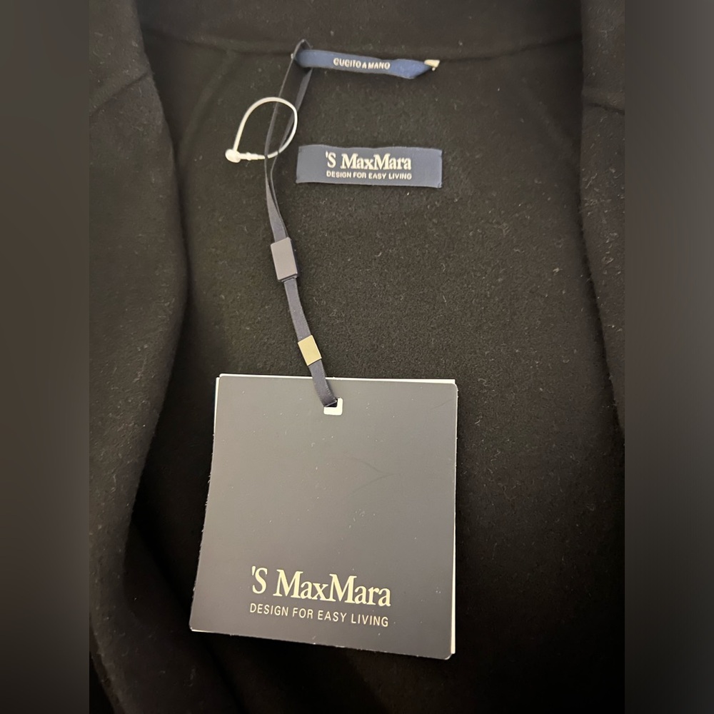 MaxMara black wool coat - Picture 6 of 10